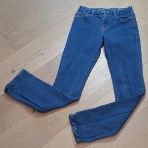 EUC Frame Jeans Women's sz 25 Le Mini Boot Mid Rise Denim Jeans